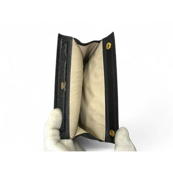 HERMES Chevre Mysore Karo PM Black Pouch - Picture 6 of 7